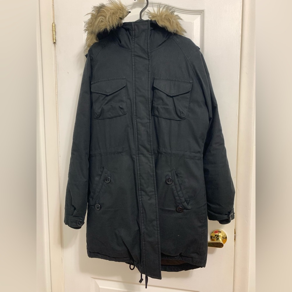 Aritzia Community Black Winter Parka - Picture 2 of 4